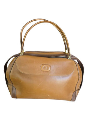 Vintage Adolfo Made In Italy Dark & Light Brown Bag.